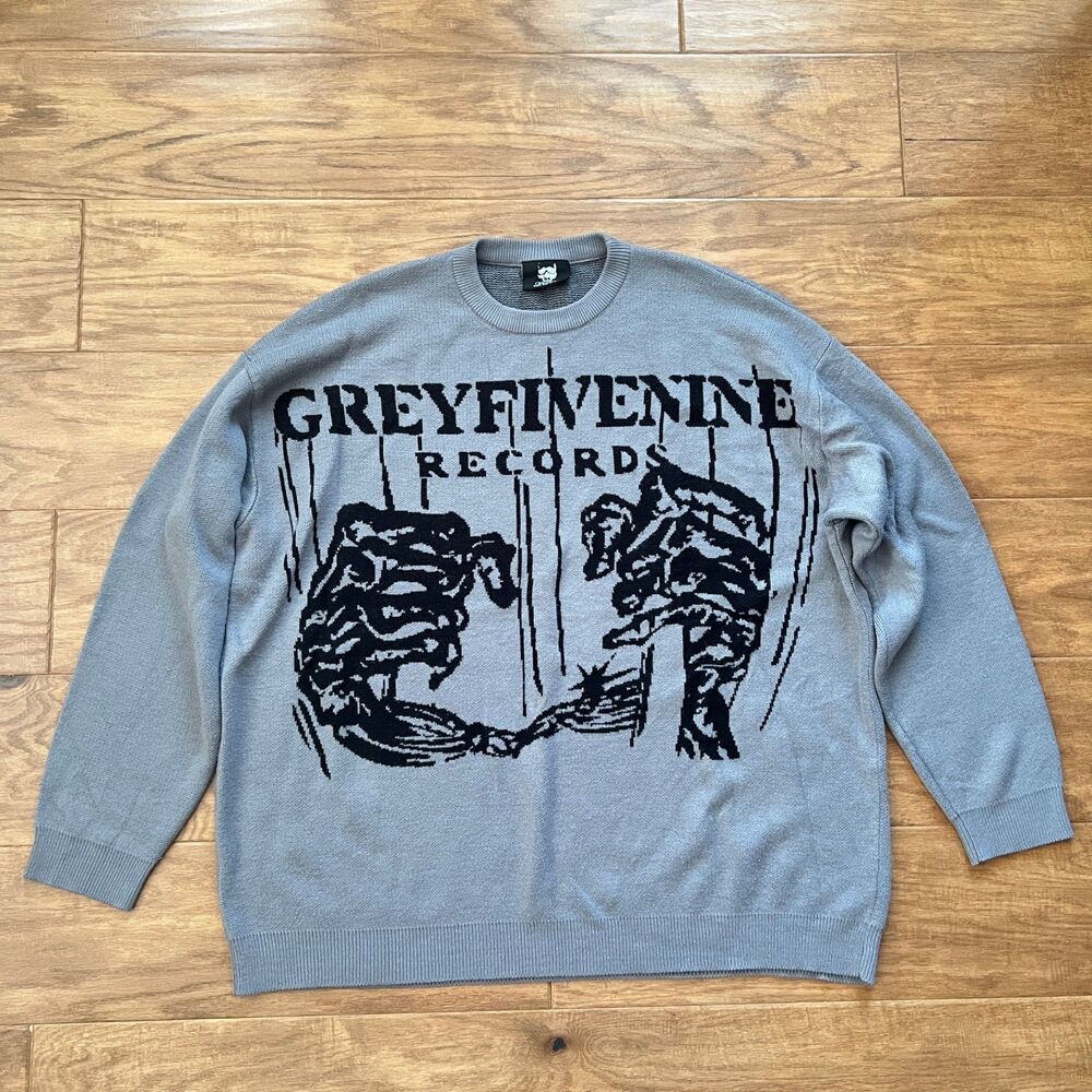 Grey Five Nine Records G59 $uicideBoys Knit Sweater Mens XXL 2XL Doin Time Jail